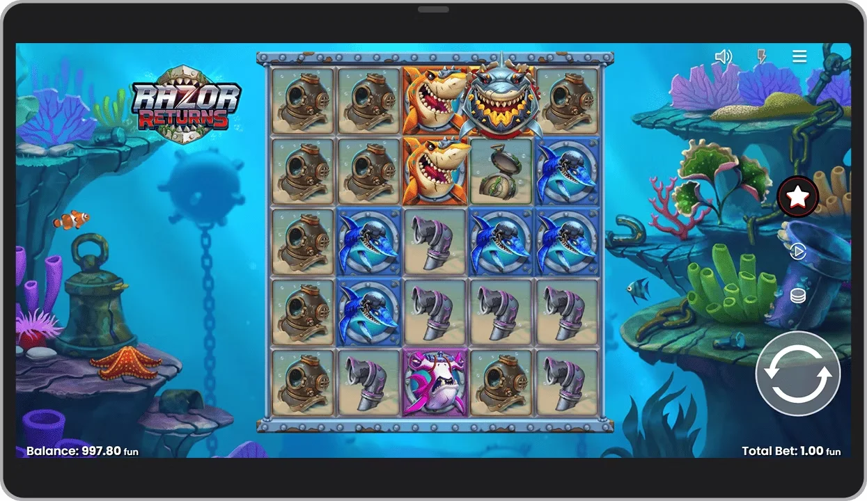 Razor Returns gameplay reference